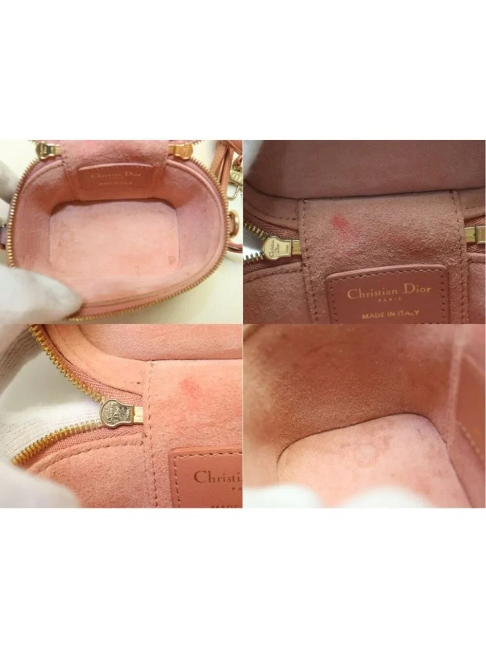 Dior Cannage Lambskin 2-Way Vanity Bag